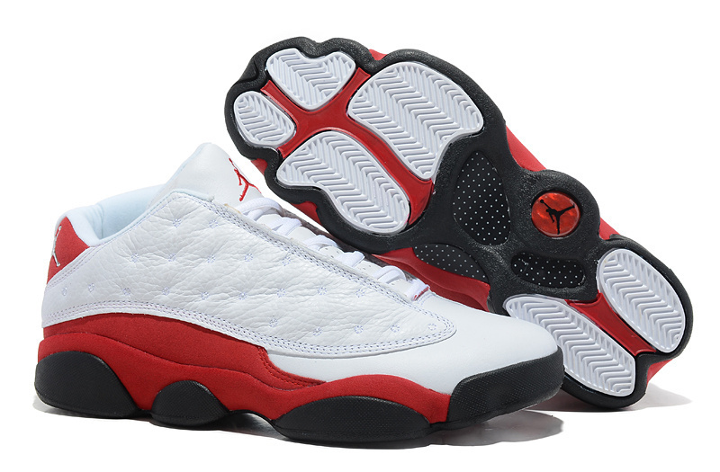 Air Jordan 13 Mens Shoes Aaa Black/White/Red V Online